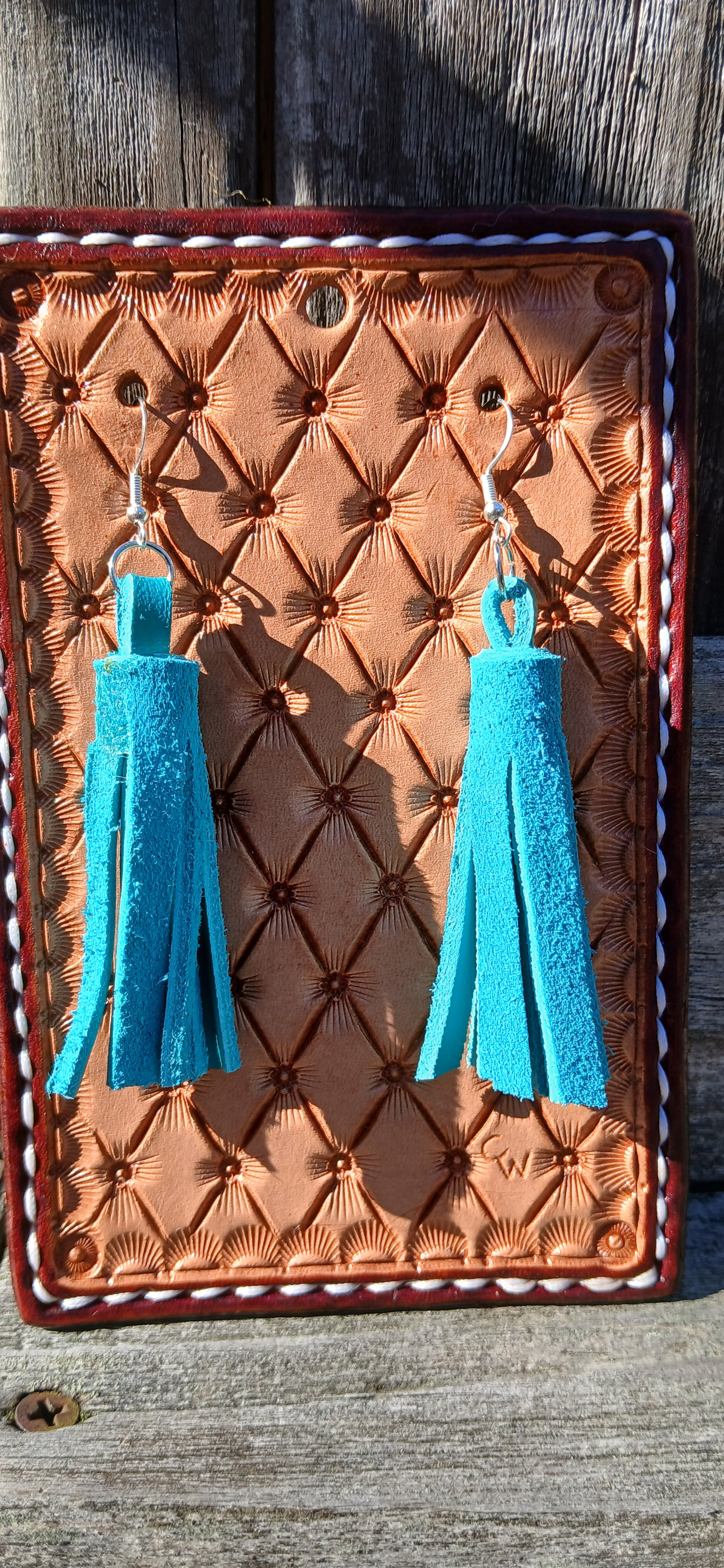 Handmade Leather Earrings