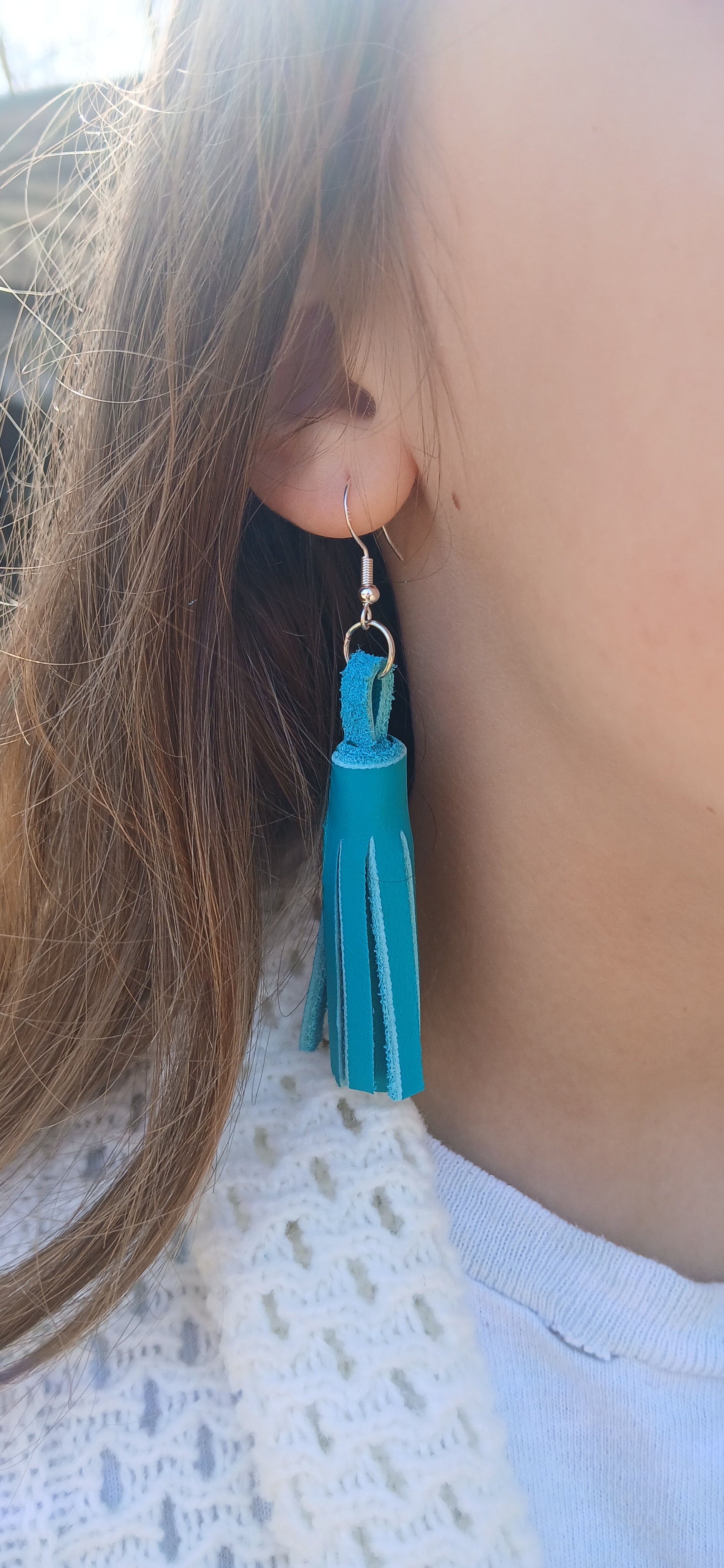 Handmade Leather Earrings