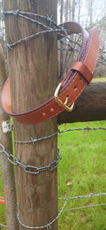 Leather Belt adjustable from 34-38 waist