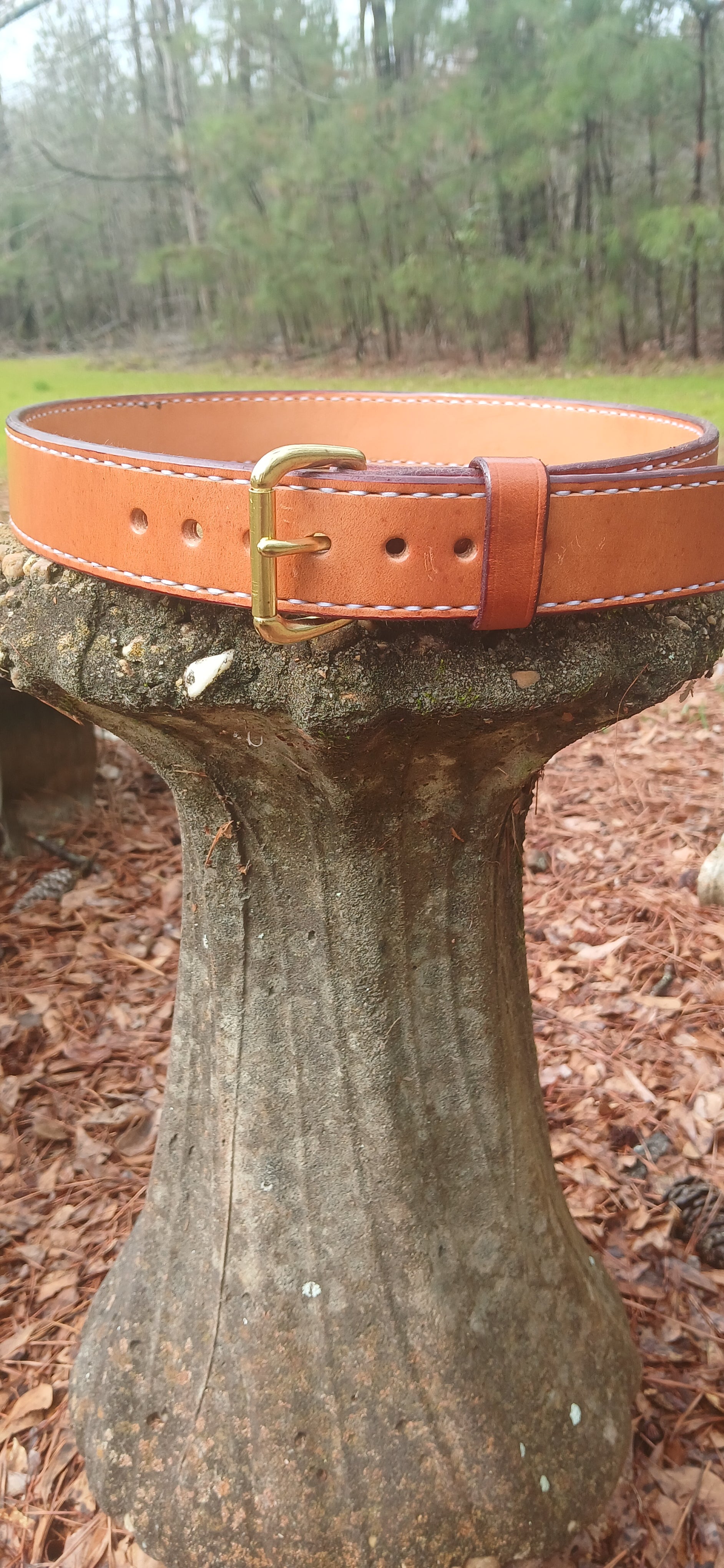 Leather Belt adjustable from 34-38 waist