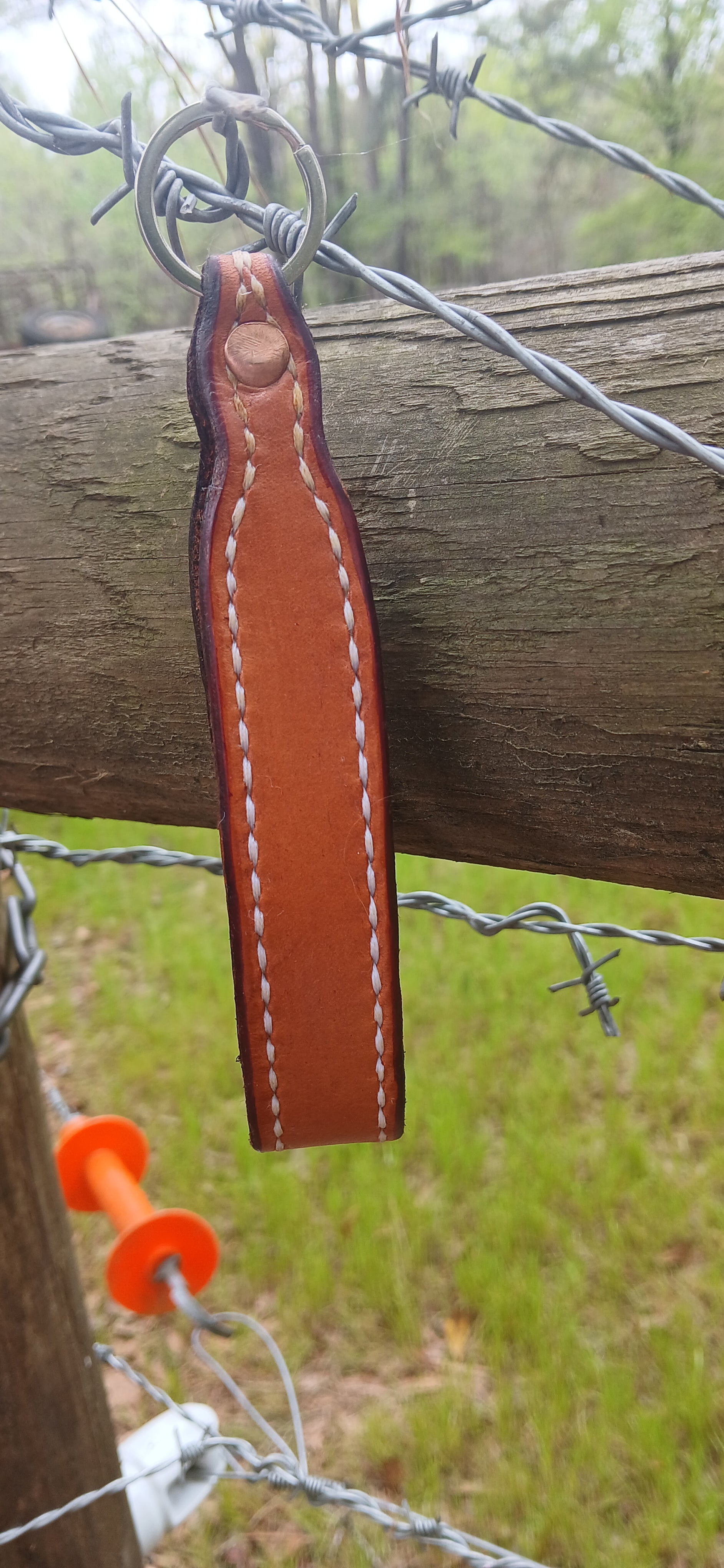 Leather Keychain (plain)