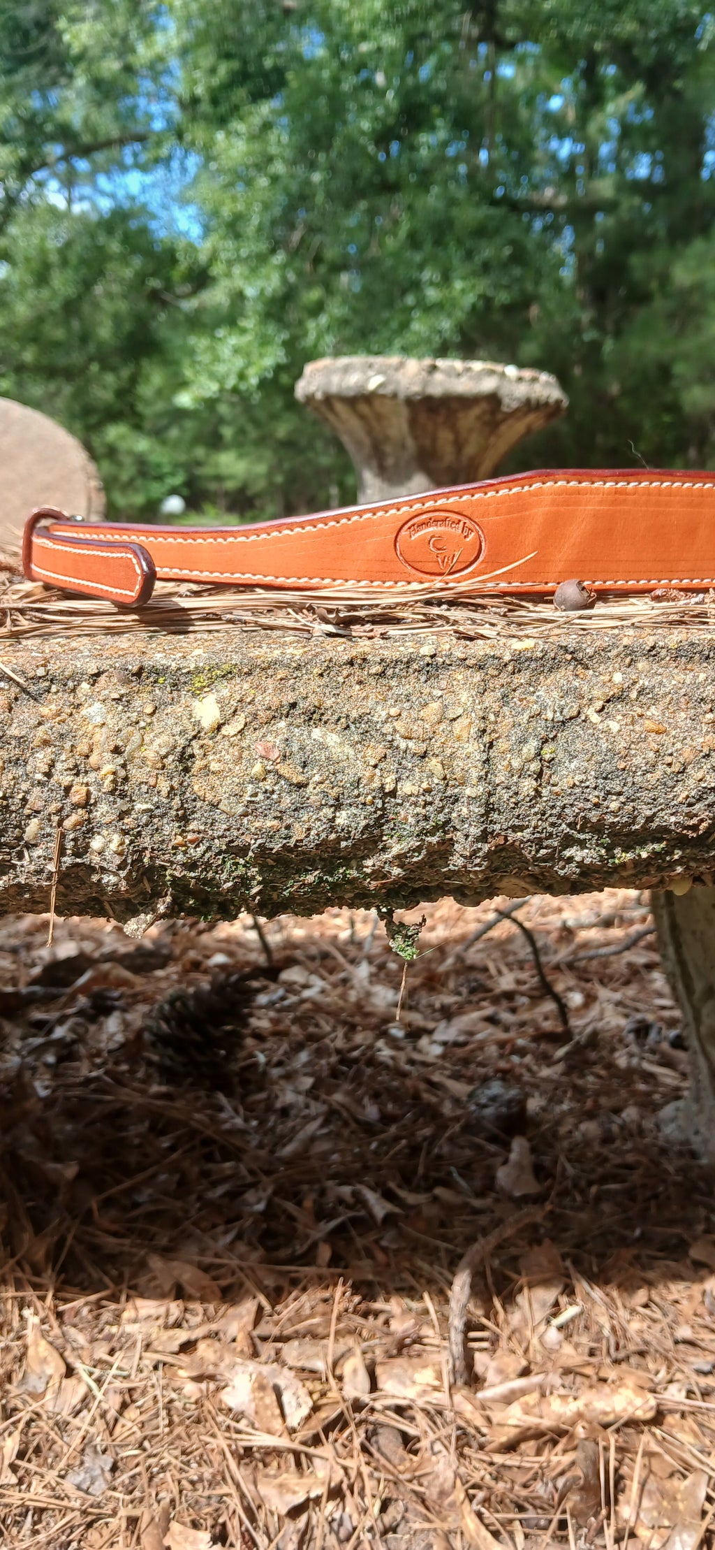 FAT BOY leather belt 45 in adjustable to fit 42-48 in waist
