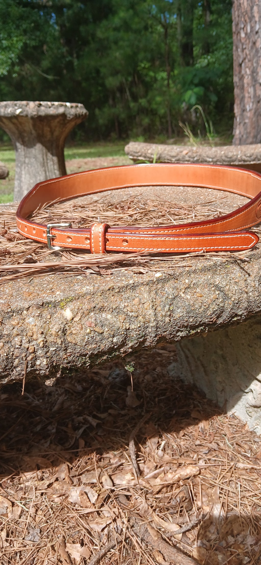 FAT BOY leather belt 45 in adjustable to fit 42-48 in waist
