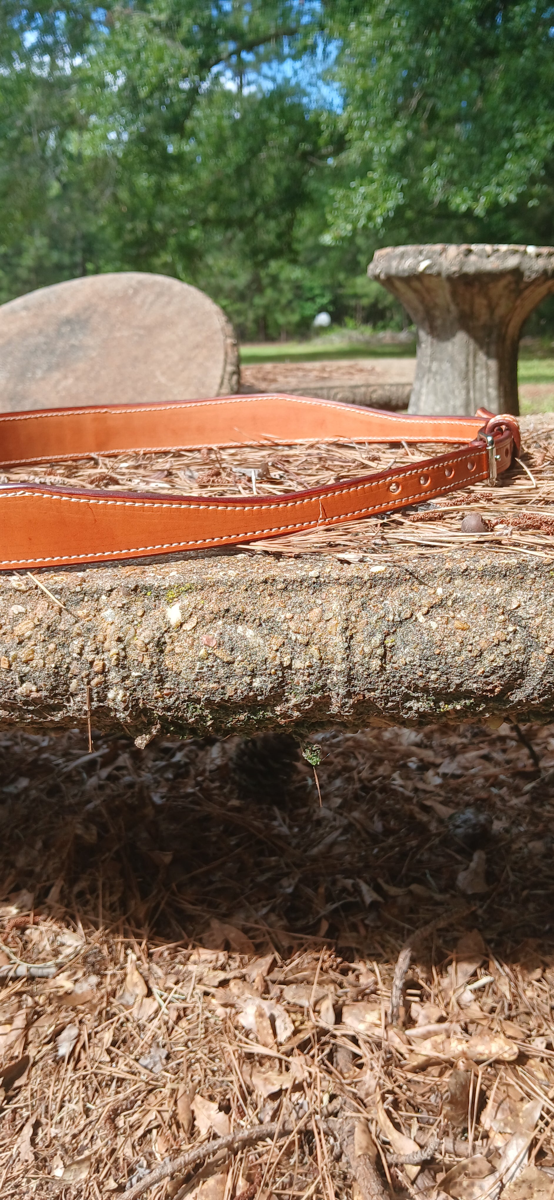 FAT BOY leather belt 45 in adjustable to fit 42-48 in waist