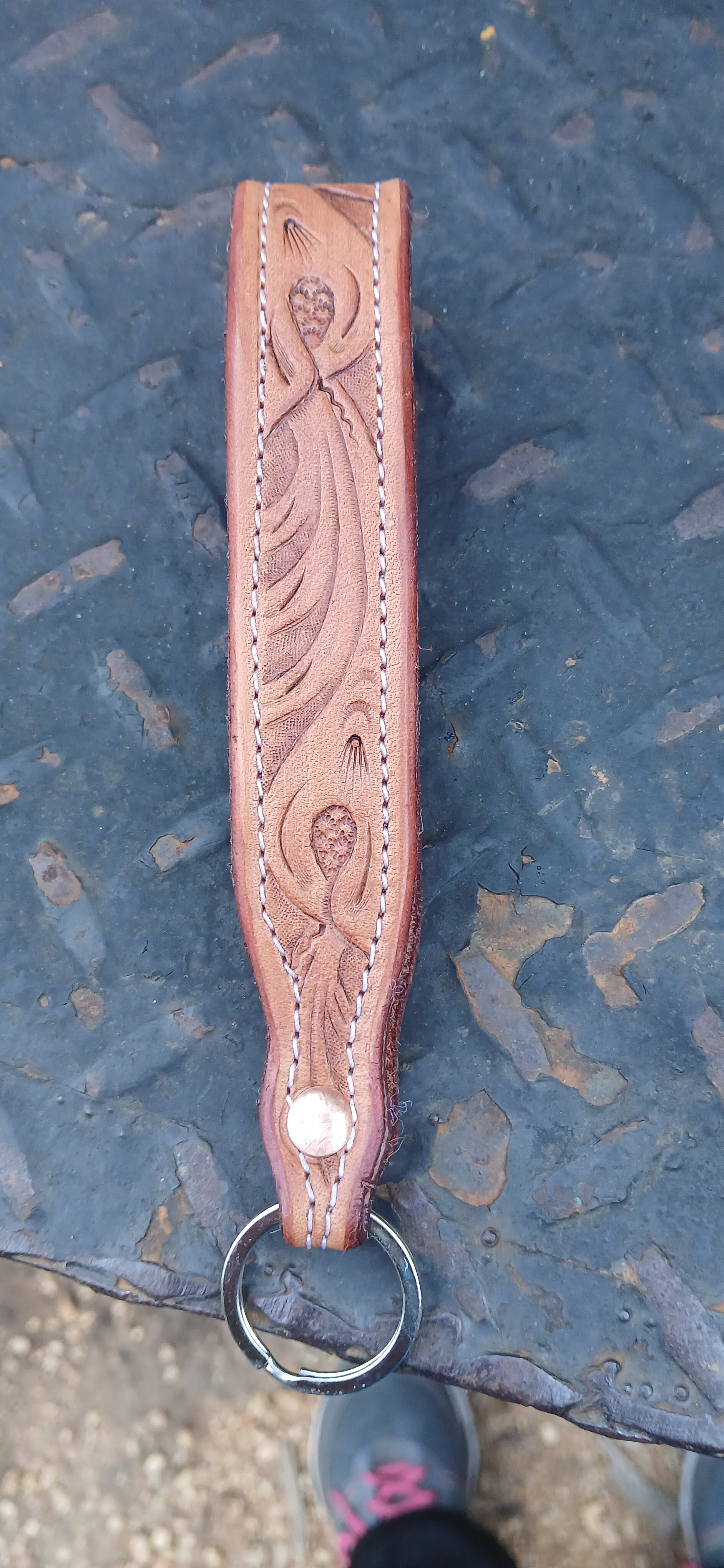 Leather Keychain (no color)
