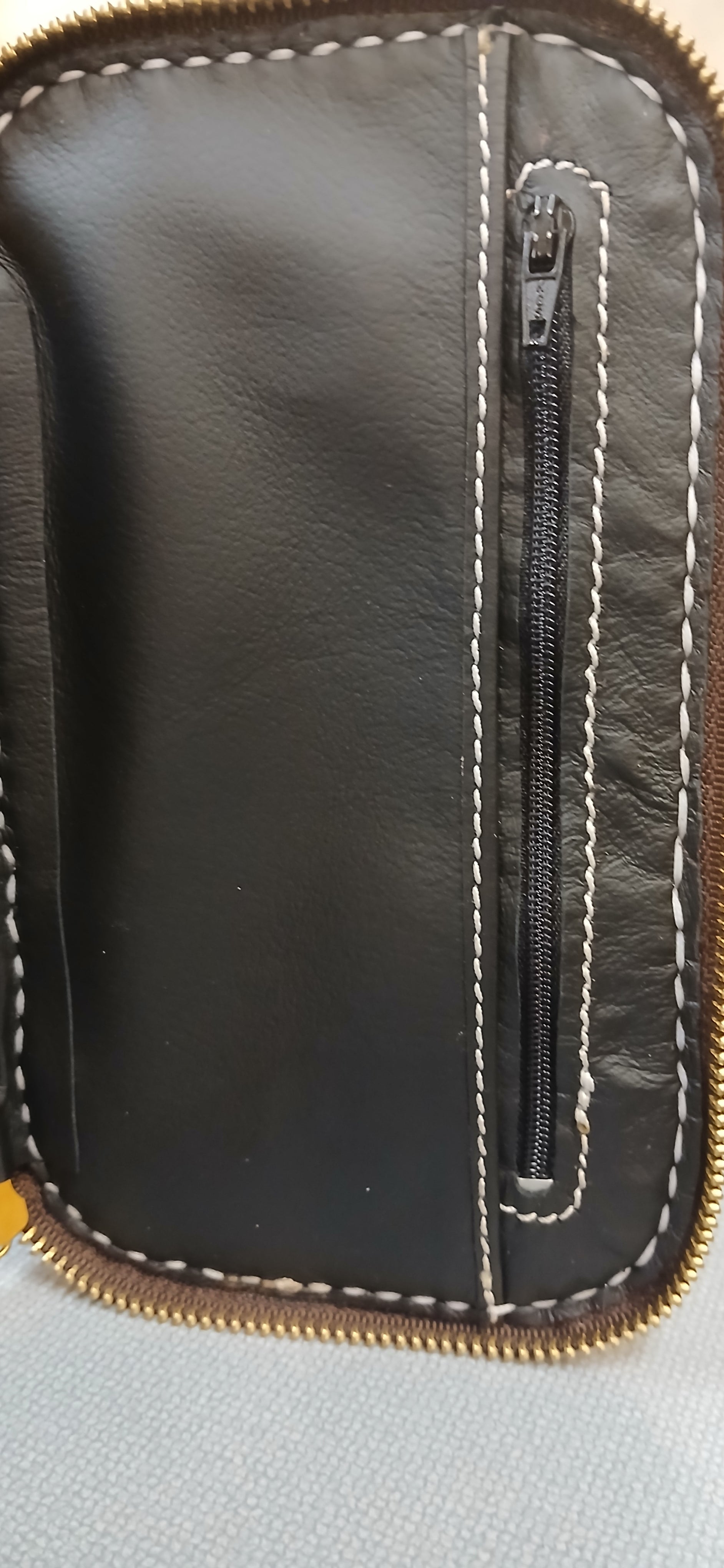 Lanyard cellphone holder with Wallet (tooled front pocket)
